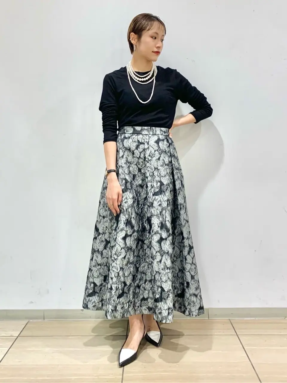 GRACE CONTINENTAL haruka iwasaki コーディネート画像