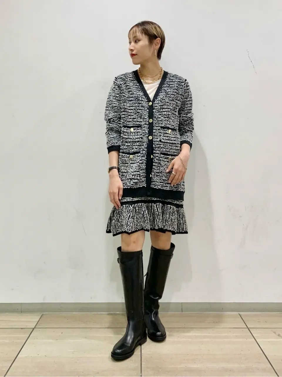 GRACE CONTINENTAL haruka iwasaki コーディネート画像