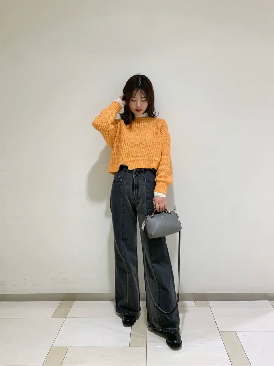 カシミヤ混カットトップ / GRACE CONTINENTAL | GRACE