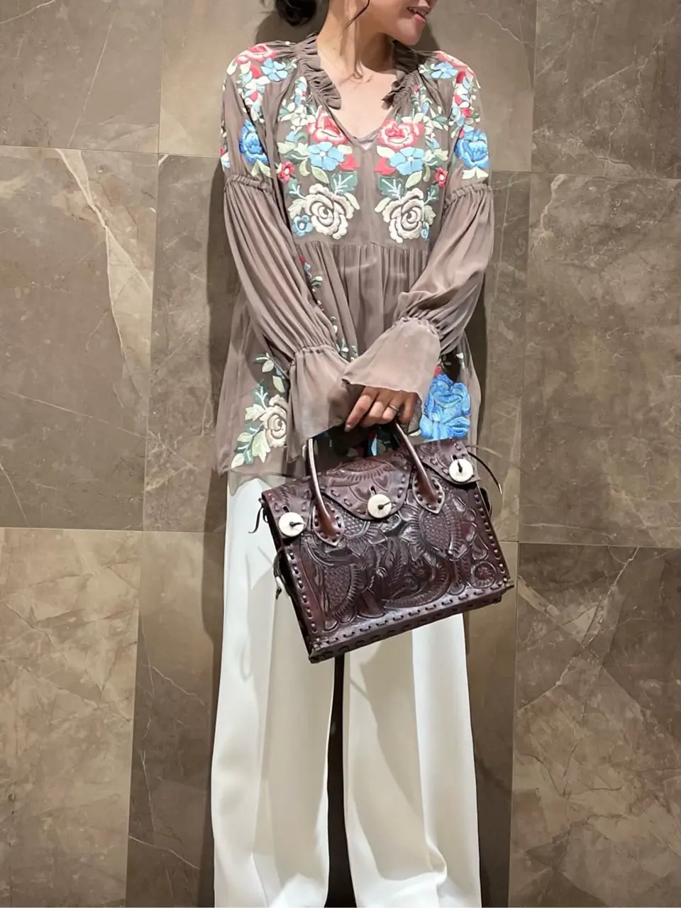 GRACE CONTINENTAL 穐山　香織 コーディネート画像