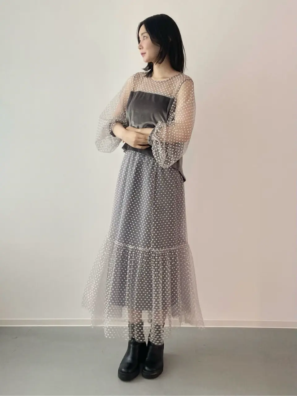 GRACE CONTINENTAL yumeno  コーディネート画像