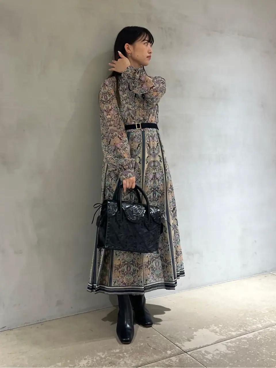 グレースコンチネンタル ワンピース♡ ツイルタックワンピース / GRACE CONTINENTAL | GRACE