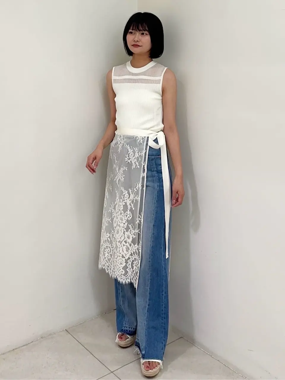 GRACE CONTINENTAL MORITA AI コーディネート画像