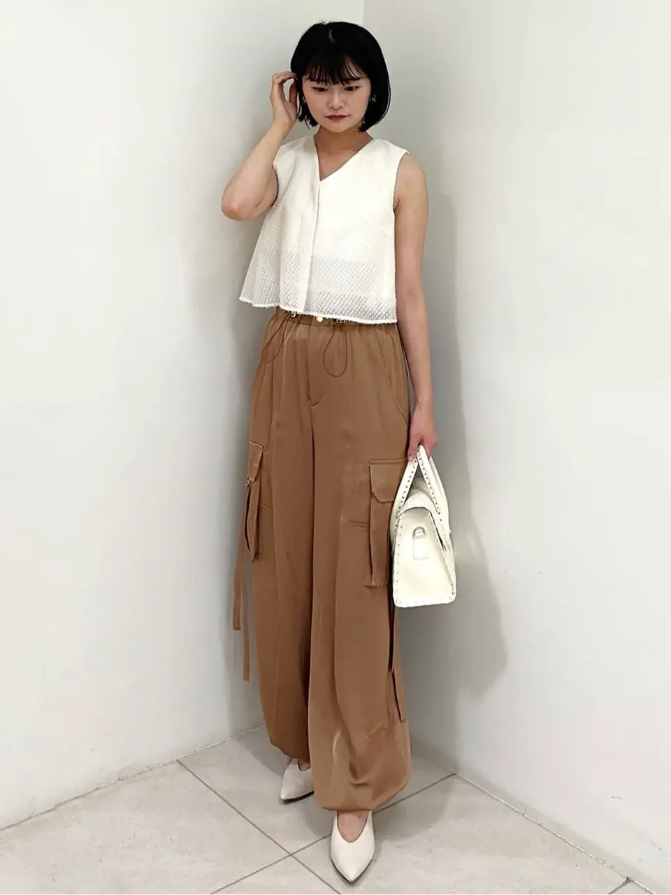 GRACE CONTINENTAL MORITA AI コーディネート画像