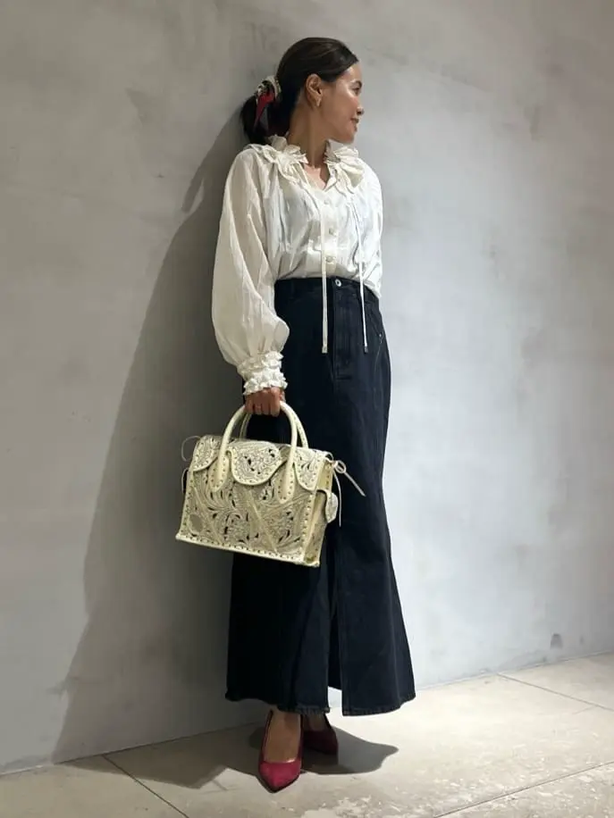 グレースコンチネンタル　デニム　ロングスカート タイトデニムスカート / GRACE CONTINENTAL | GRACE CONTINENTAL