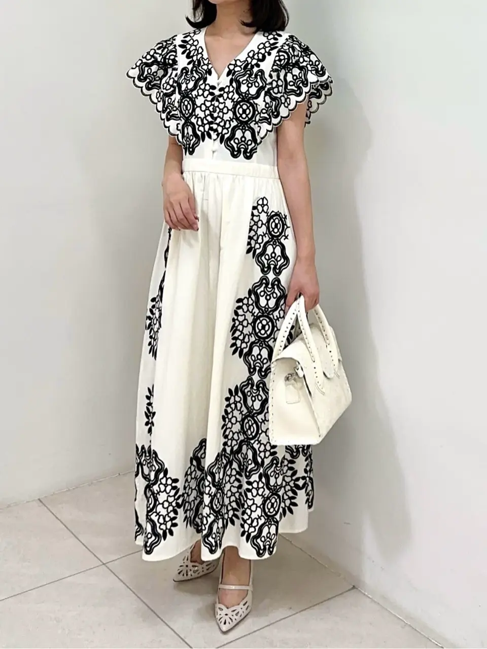 GRACE CONTINENTAL MORITA AI コーディネート画像