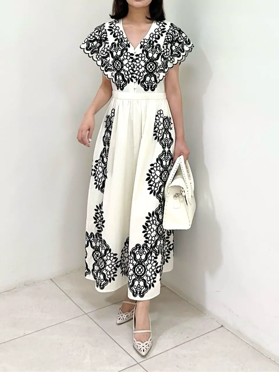 GRACE CONTINENTAL MORITA AI コーディネート画像