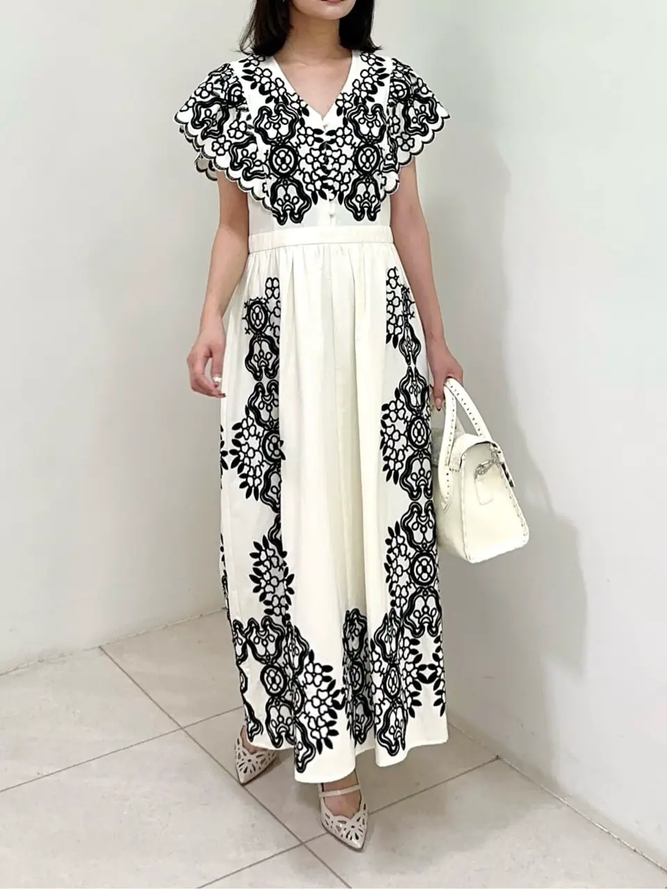 GRACE CONTINENTAL MORITA AI コーディネート画像