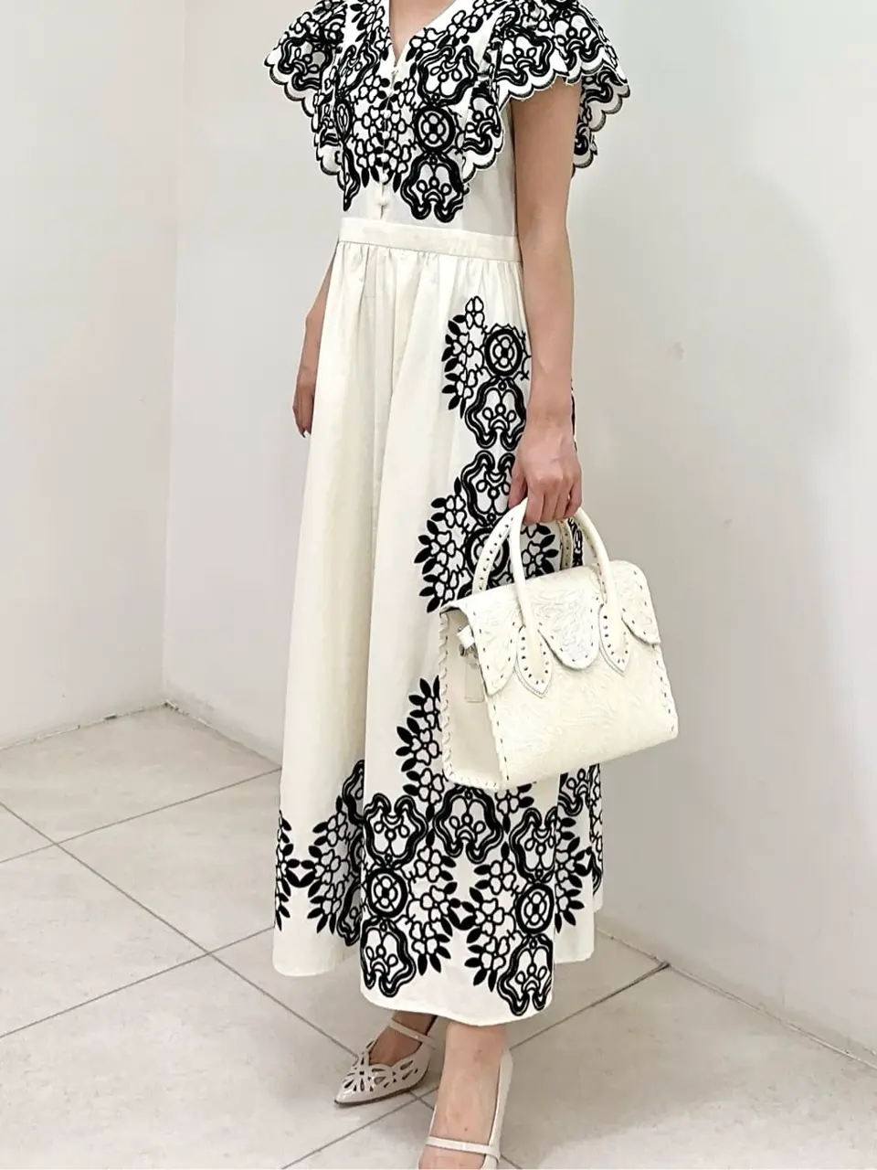 GRACE CONTINENTAL MORITA AI コーディネート画像