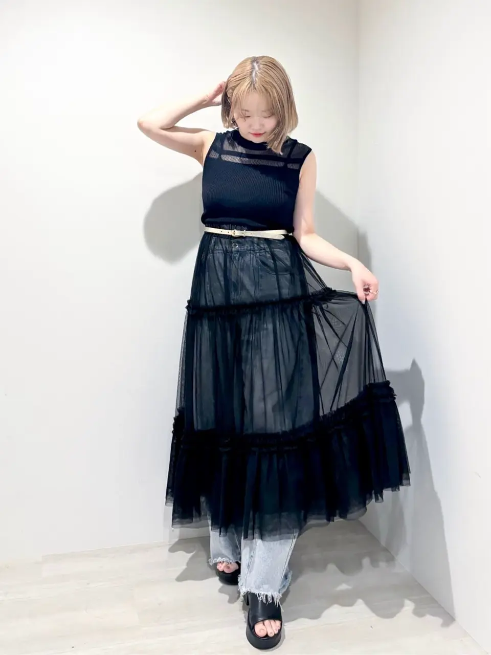 GRACE CONTINENTAL SAYUMI Nagashima コーディネート画像