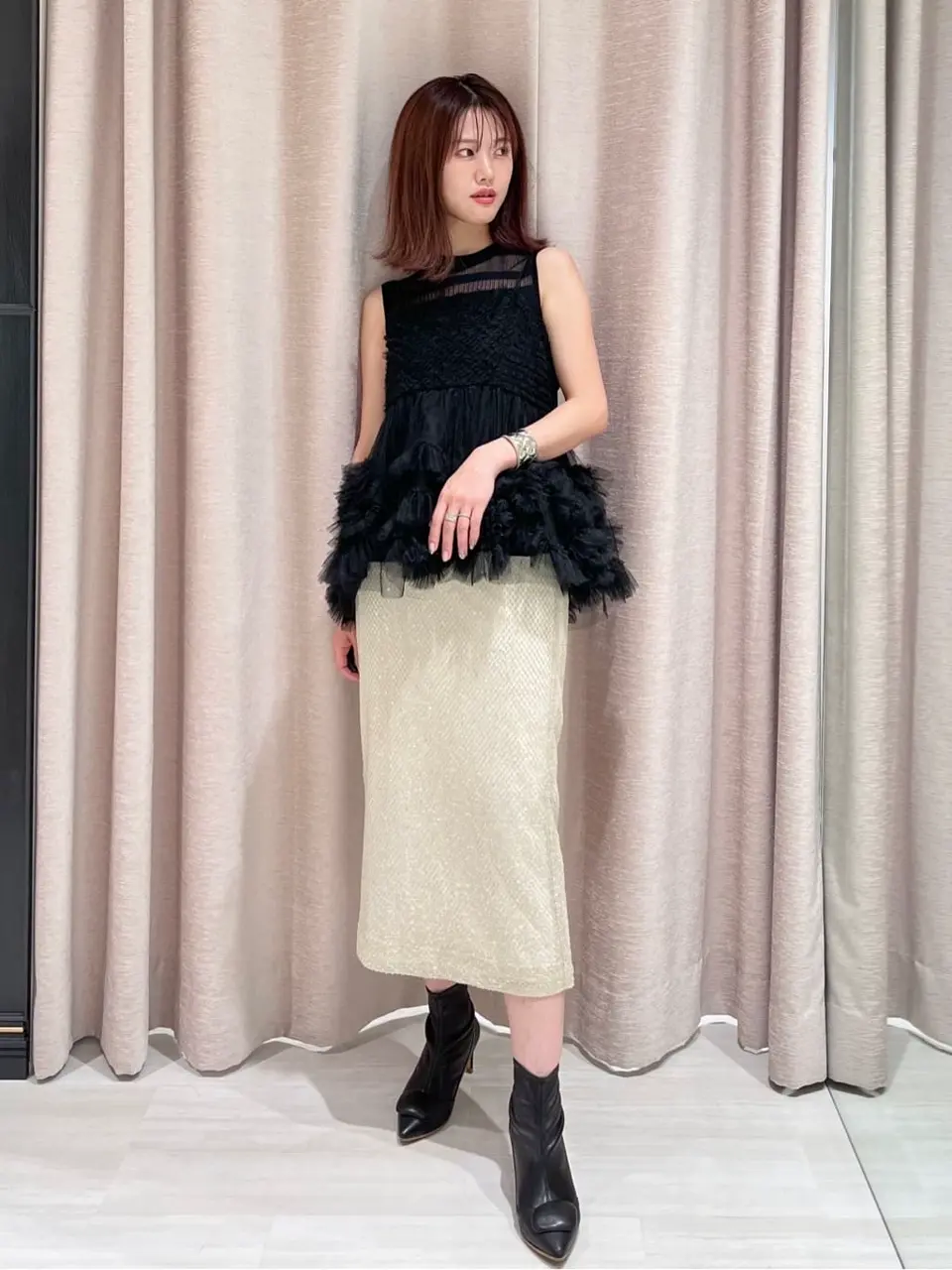 GRACE CONTINENTAL A.Kameyama コーディネート画像