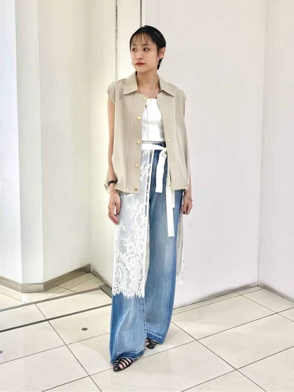 GRACE CONTINENTAL haruka iwasaki コーディネート画像