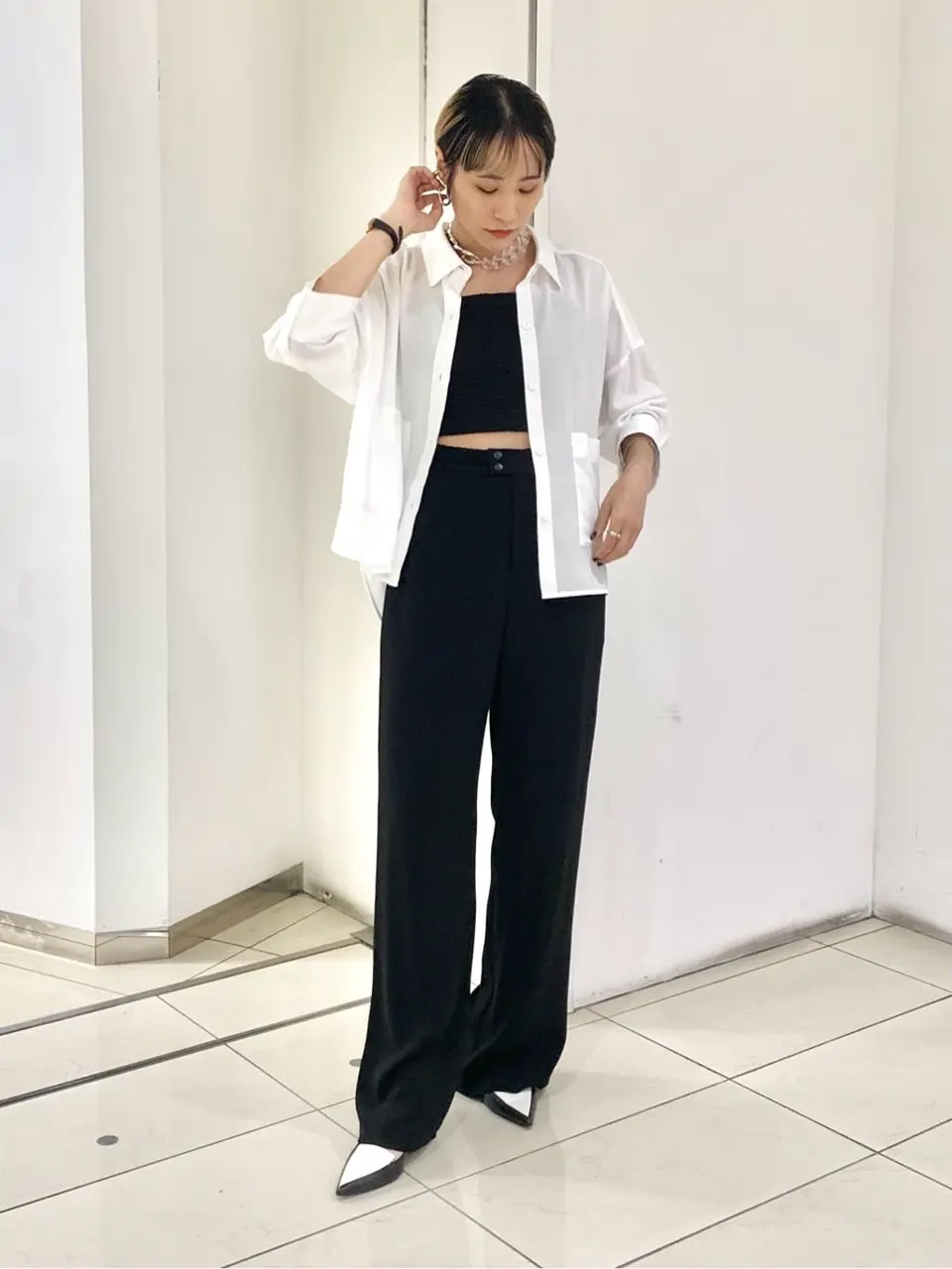 GRACE CONTINENTAL haruka iwasaki コーディネート画像