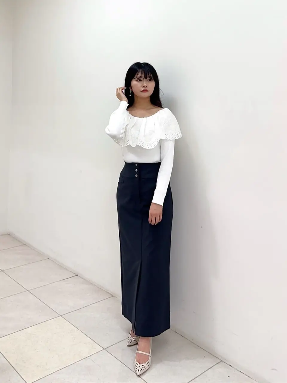 GRACE CONTINENTAL MORITA AI コーディネート画像