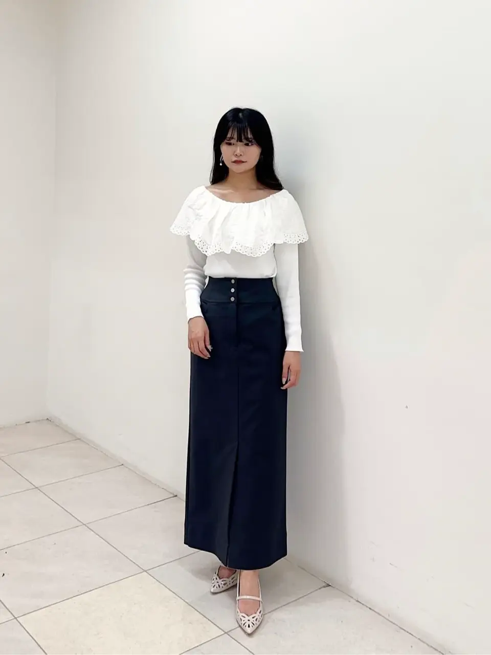 GRACE CONTINENTAL MORITA AI コーディネート画像