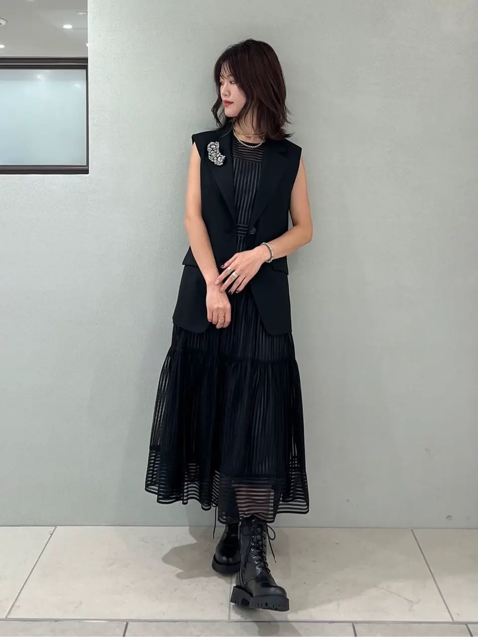 GRACE CONTINENTAL A.Kameyama コーディネート画像