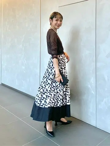 GRACE CONTINENTAL haruka iwasaki コーディネート画像