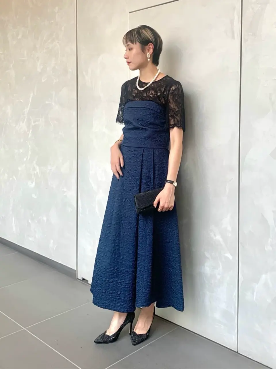 【a1004】グレースコンチネンタル 美品 パール ネックレス ワンピース 36 パールネックレス / GRACE CONTINENTAL | GRACE CONTINENTAL