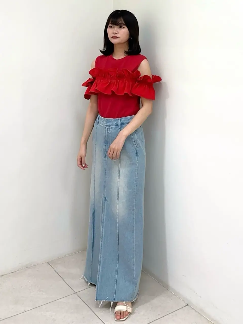 GRACE CONTINENTAL MORITA AI コーディネート画像