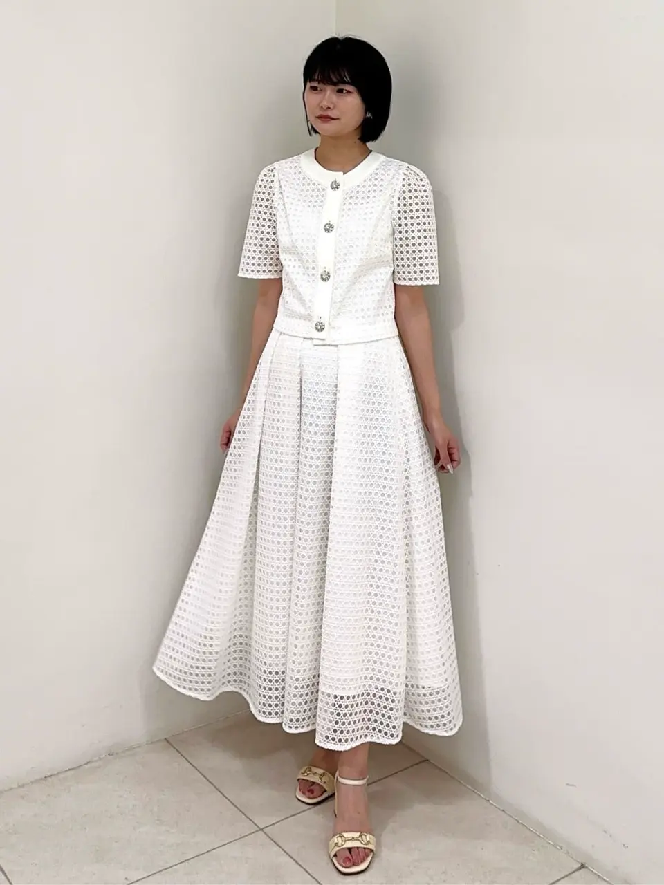 GRACE CONTINENTAL MORITA AI コーディネート画像