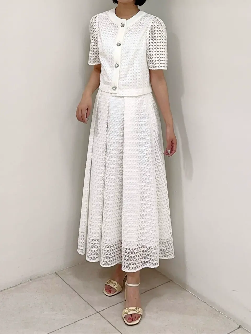 GRACE CONTINENTAL MORITA AI コーディネート画像