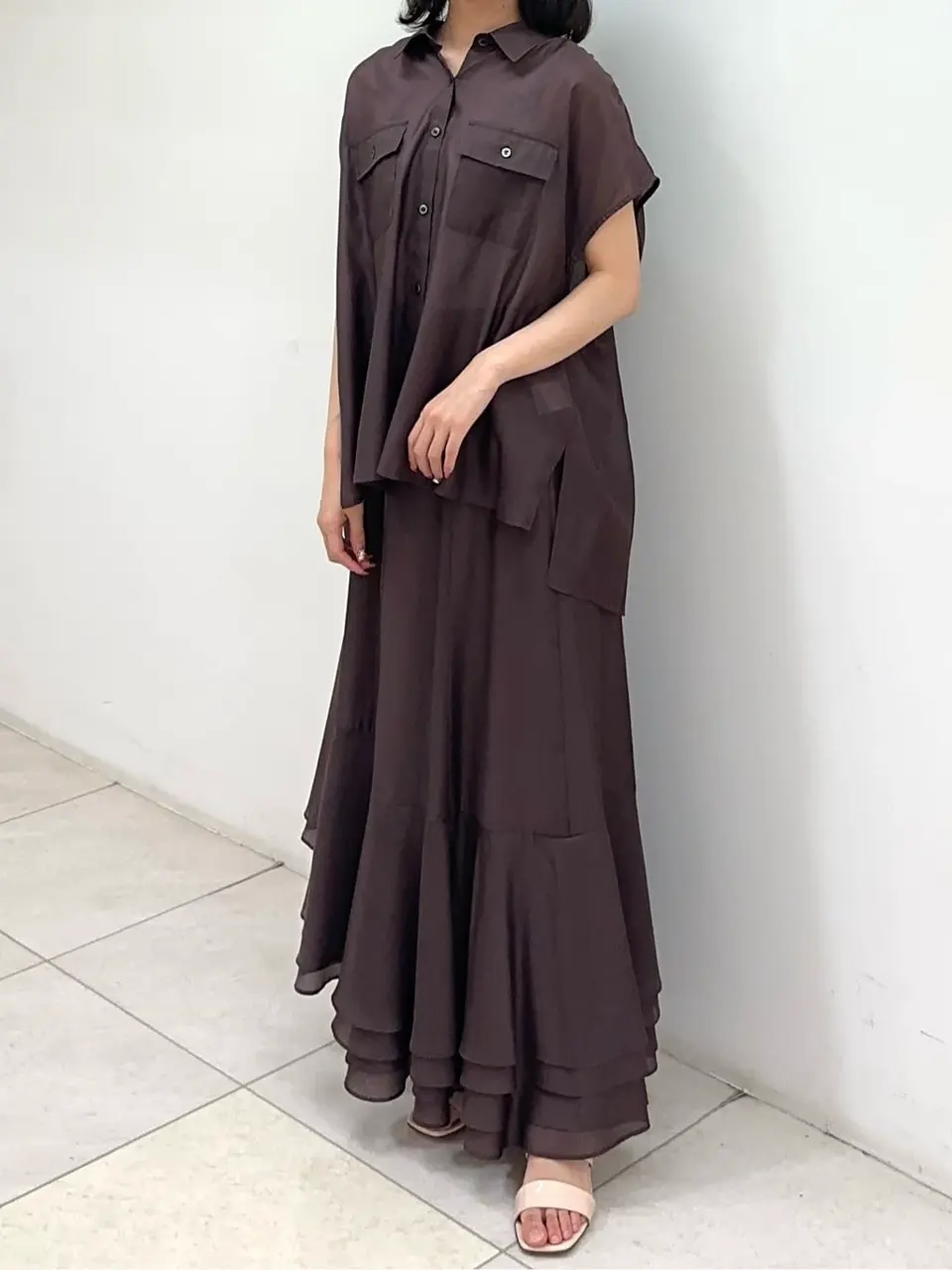 GRACE CONTINENTAL MORITA AI コーディネート画像