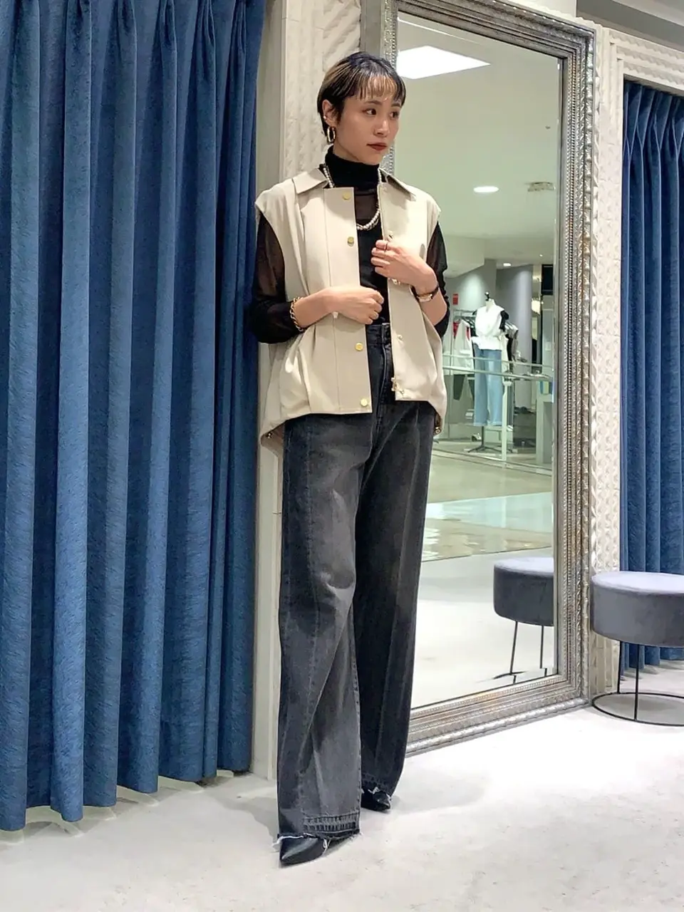 GRACE CONTINENTAL haruka iwasaki コーディネート画像