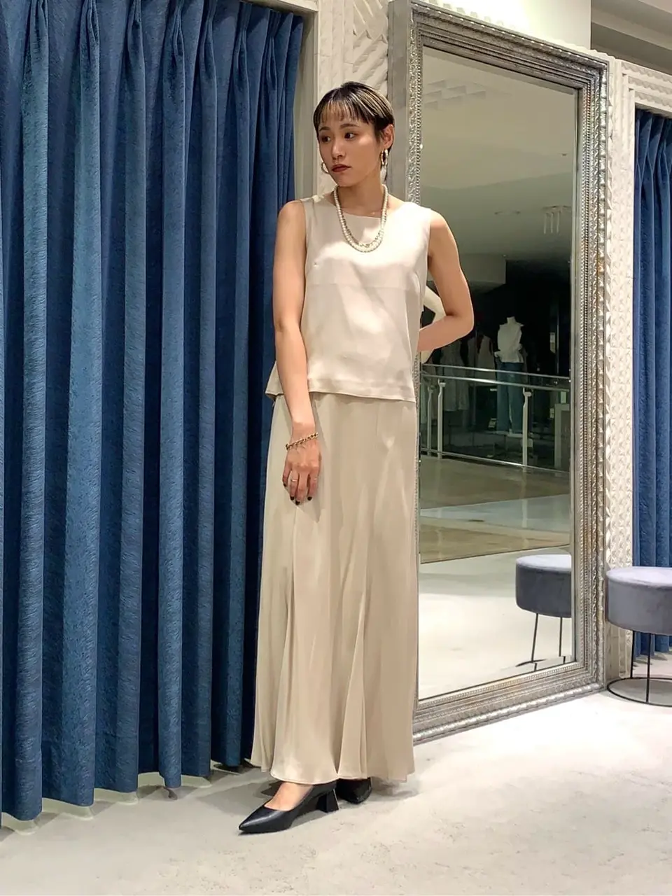 GRACE CONTINENTAL haruka iwasaki コーディネート画像