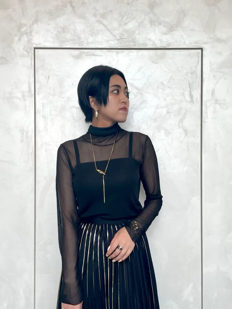 GRACE CONTINENTAL yoshi コーディネート画像