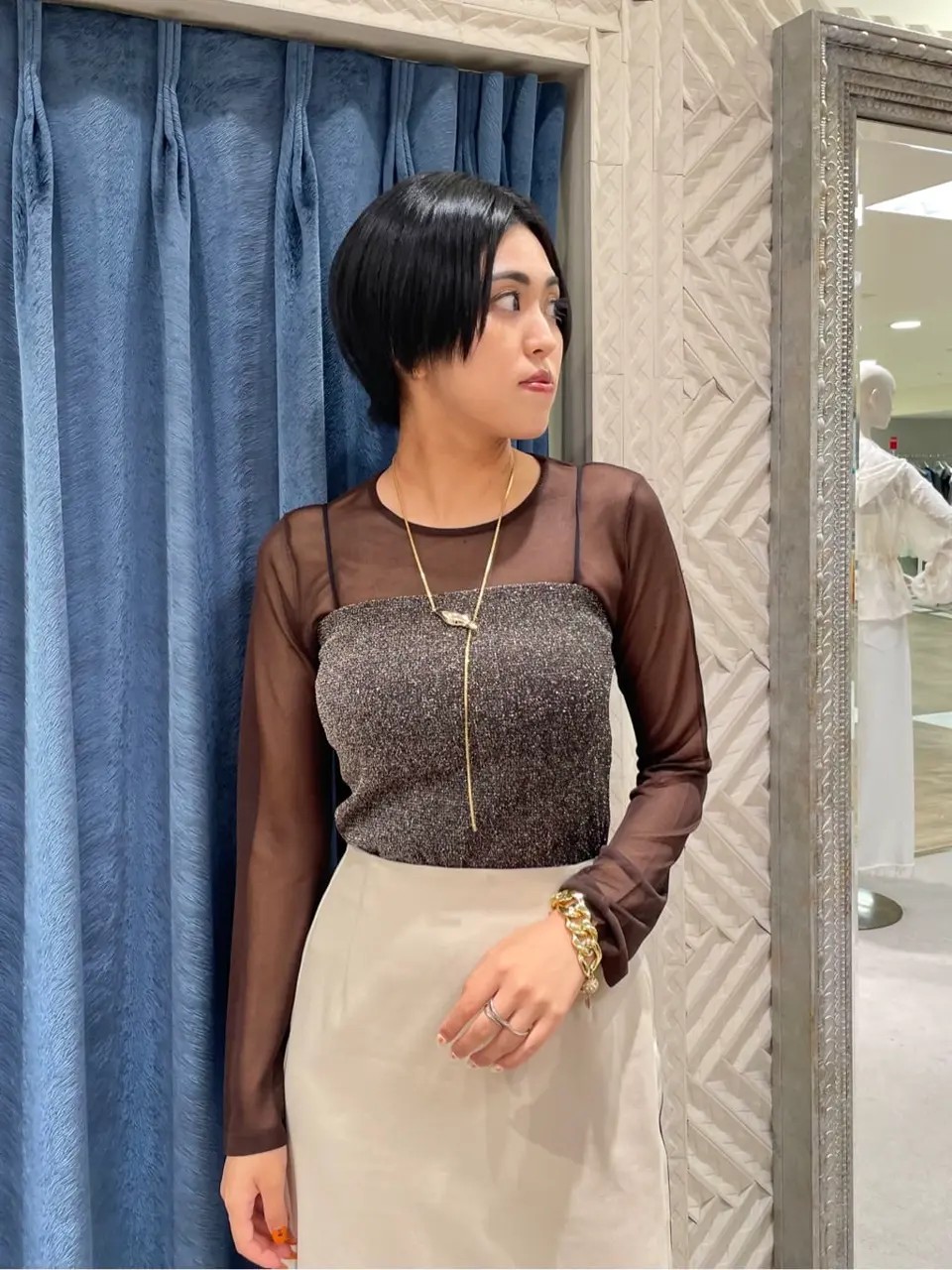 GRACE CONTINENTAL yoshi コーディネート画像