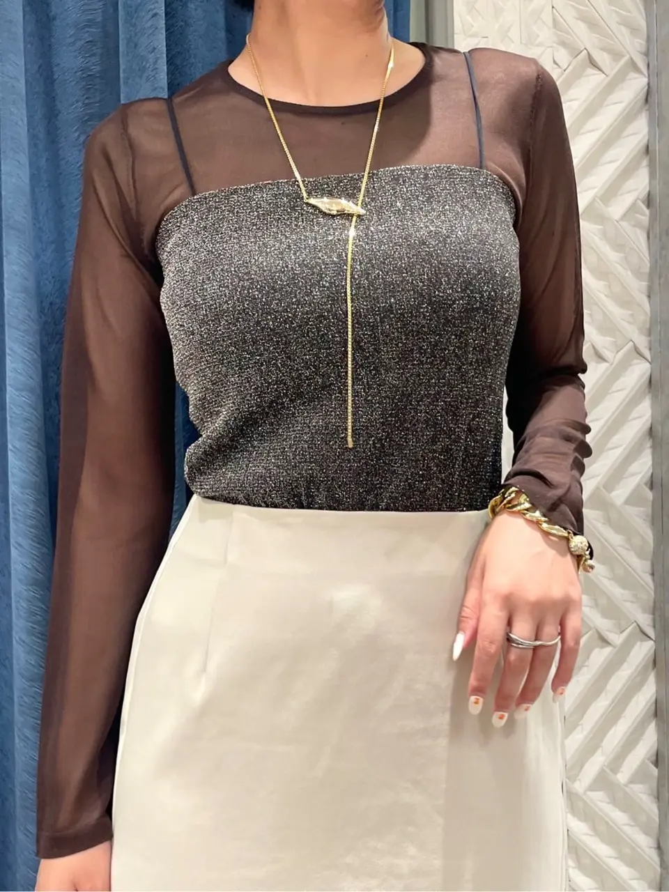 GRACE CONTINENTAL yoshi コーディネート画像