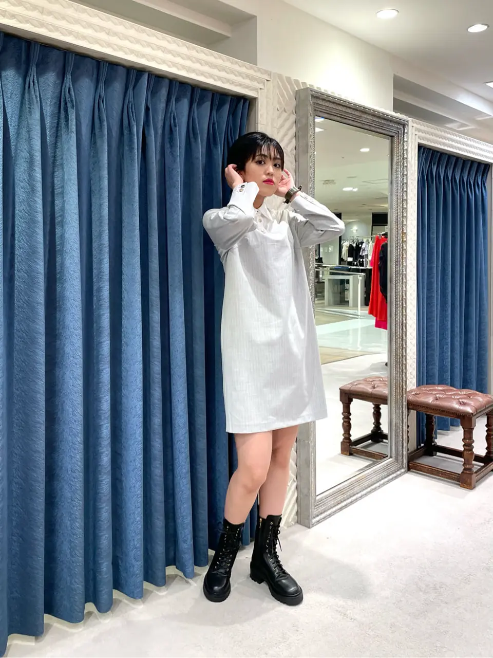 GRACE CONTINENTAL yoshi コーディネート画像