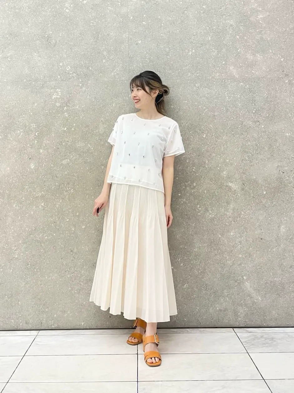 グレースコンチネンタル⭐️ ビジューチュールトップ　サイズ36 ビジューチュールトップ / GRACE CONTINENTAL | GRACE