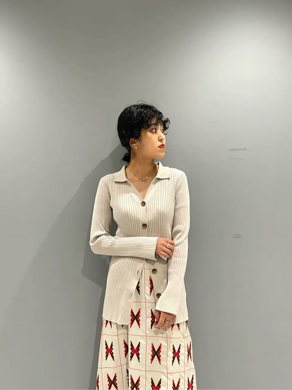 GRACE CONTINENTAL yoshi コーディネート画像