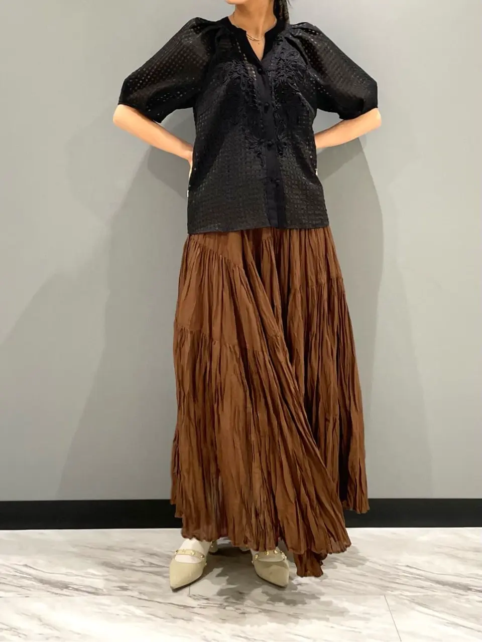 GRACE CONTINENTAL yoshi コーディネート画像