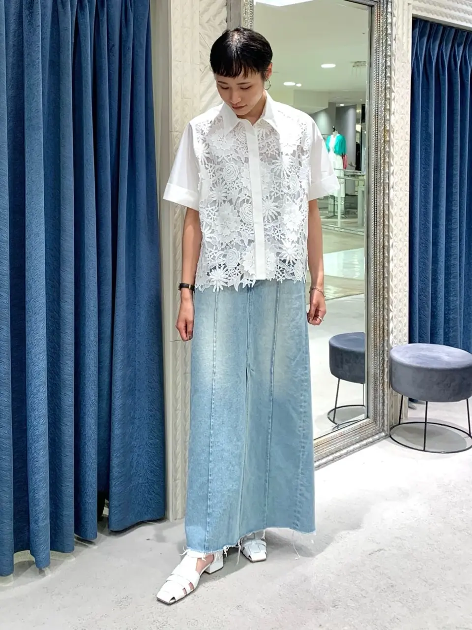 GRACE CONTINENTAL haruka iwasaki コーディネート画像