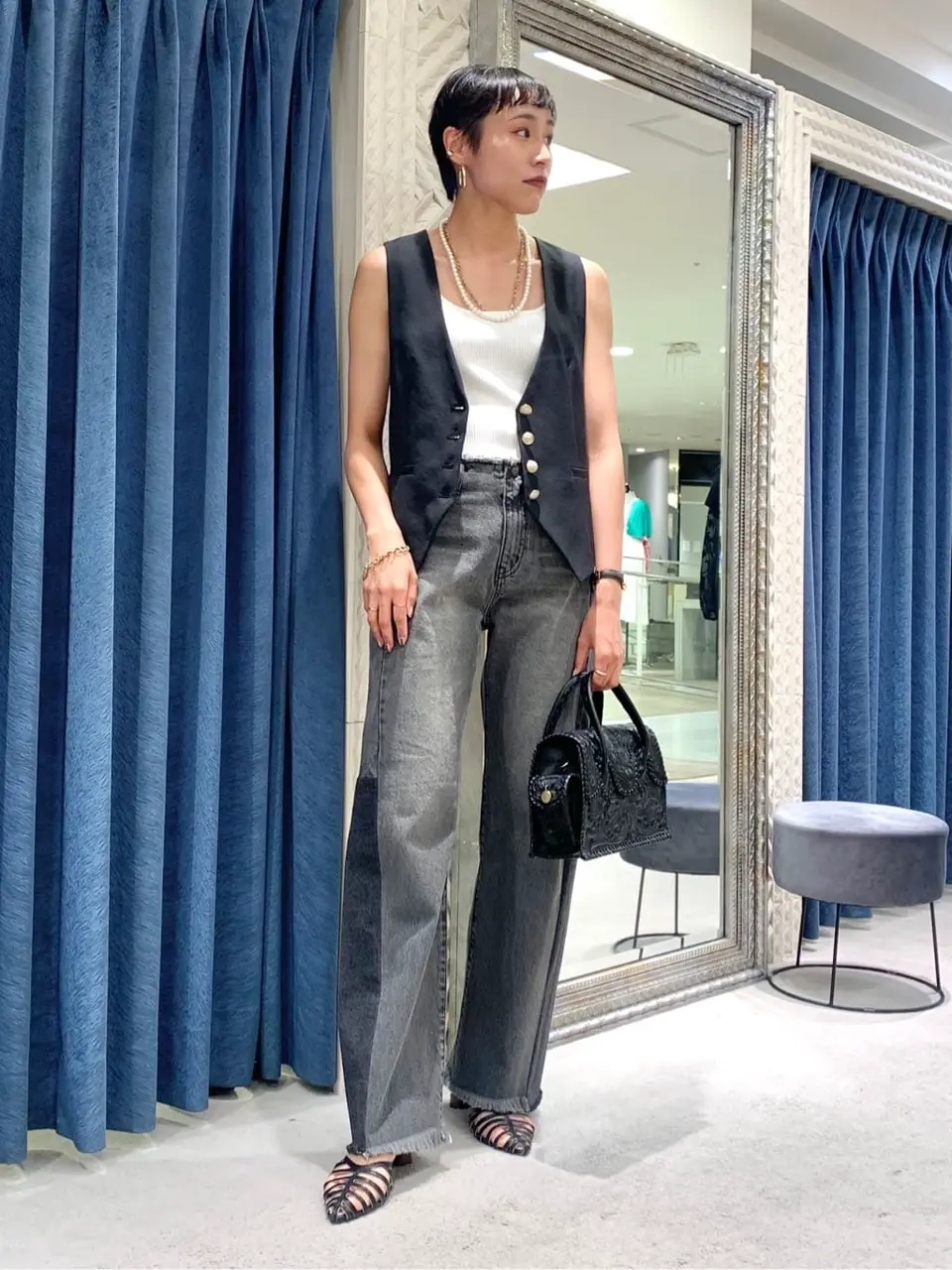 GRACE CONTINENTAL haruka iwasaki コーディネート画像