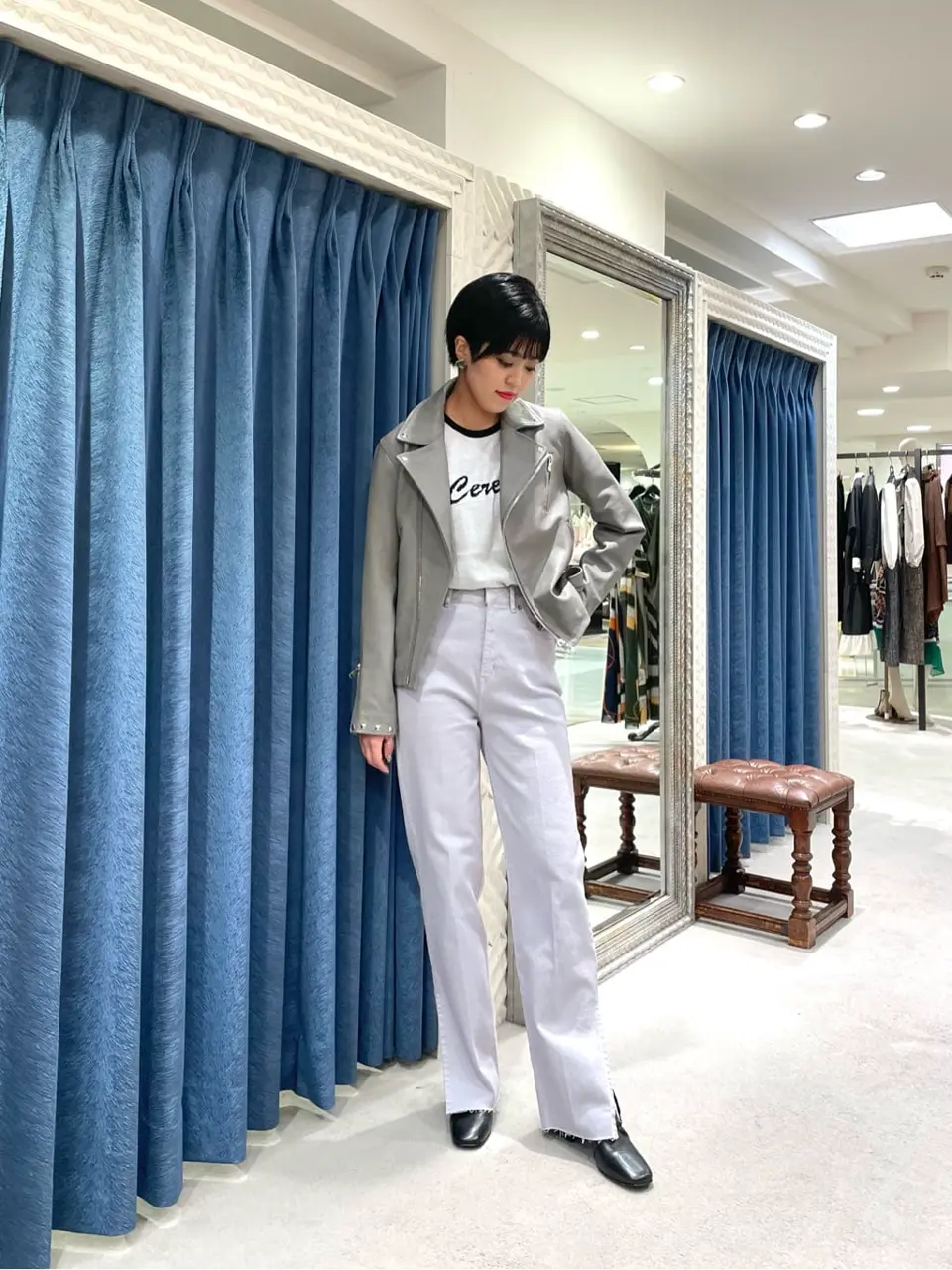 GRACE CONTINENTAL yoshi コーディネート画像