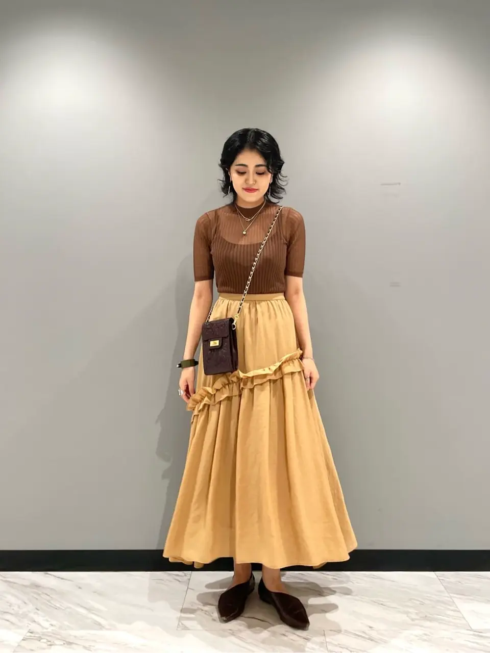 GRACE CONTINENTAL yoshi コーディネート画像