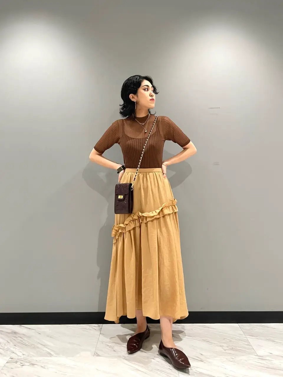 GRACE CONTINENTAL yoshi コーディネート画像