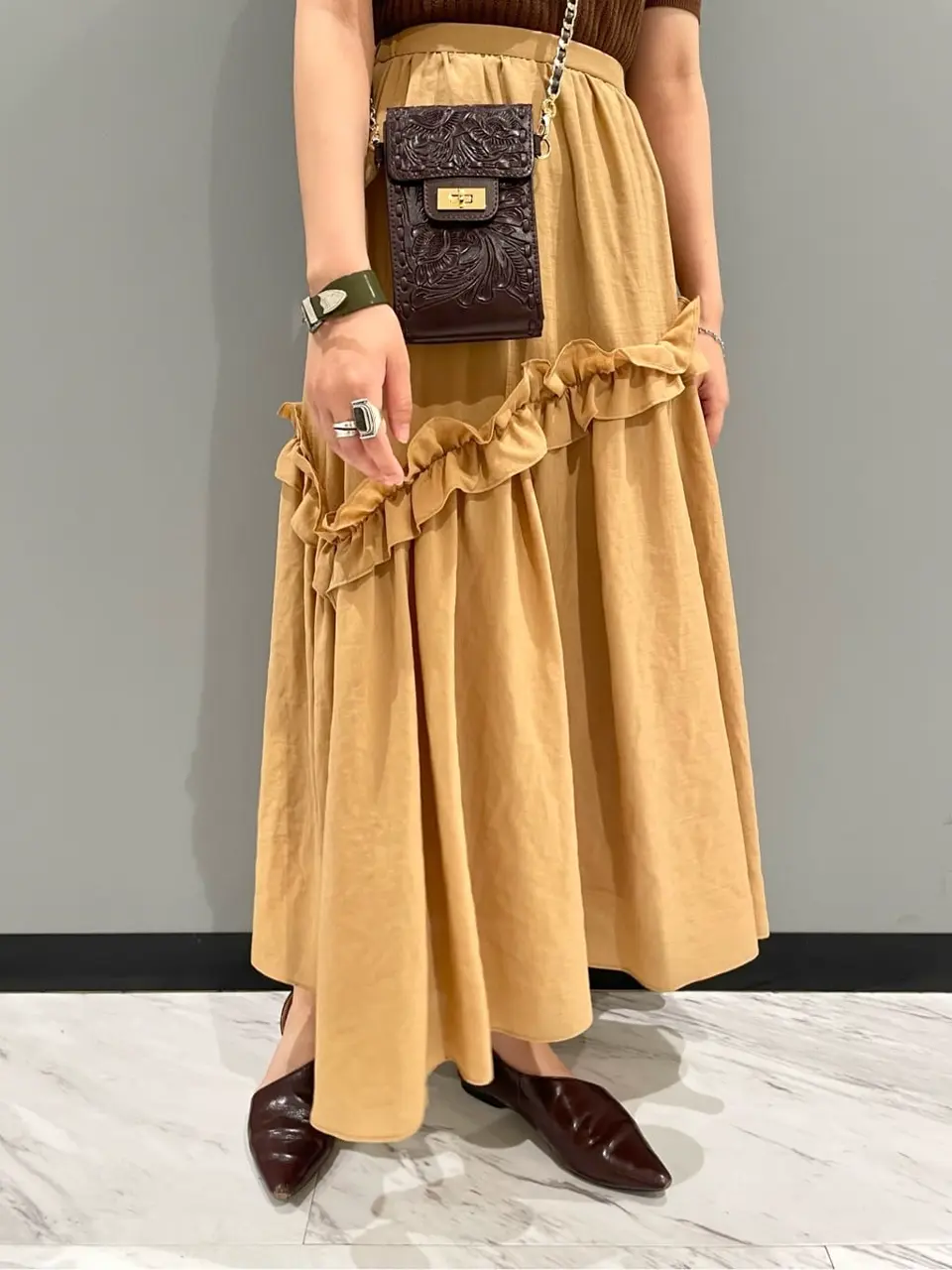 GRACE CONTINENTAL yoshi コーディネート画像