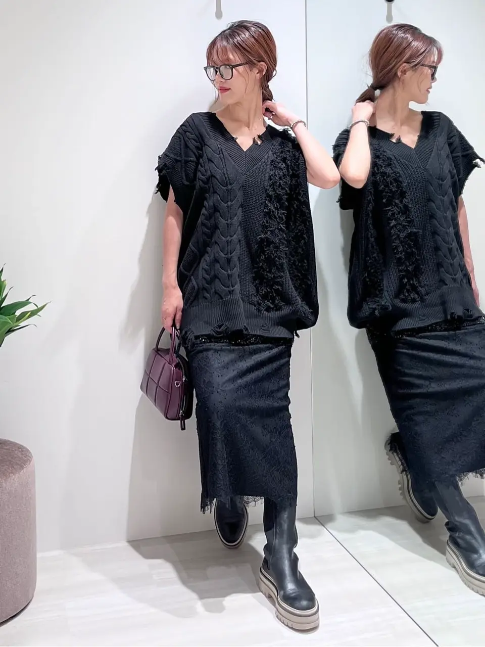 GRACE CONTINENTAL A.Kameyama コーディネート画像