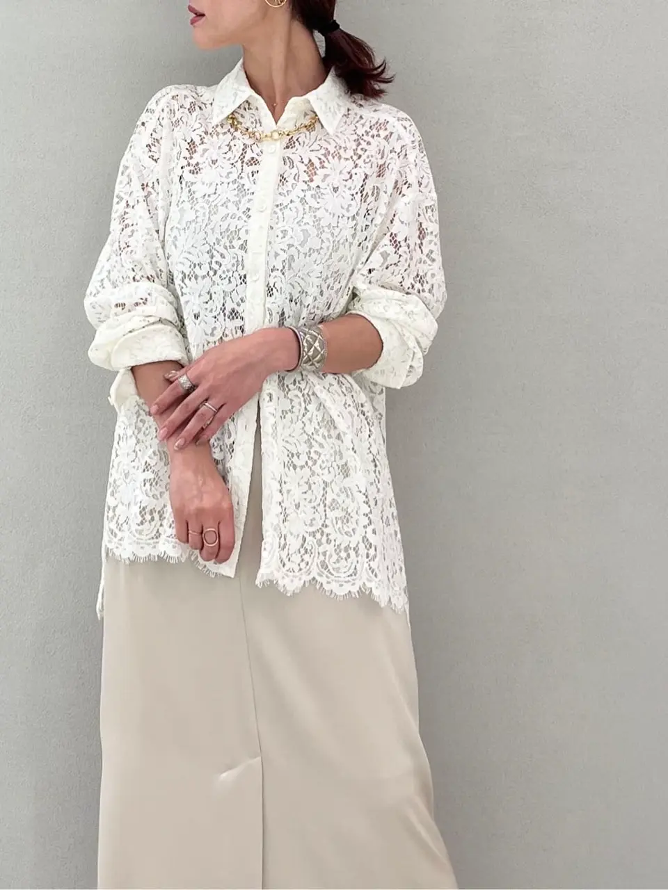 GRACE CONTINENTAL A.Kameyama コーディネート画像