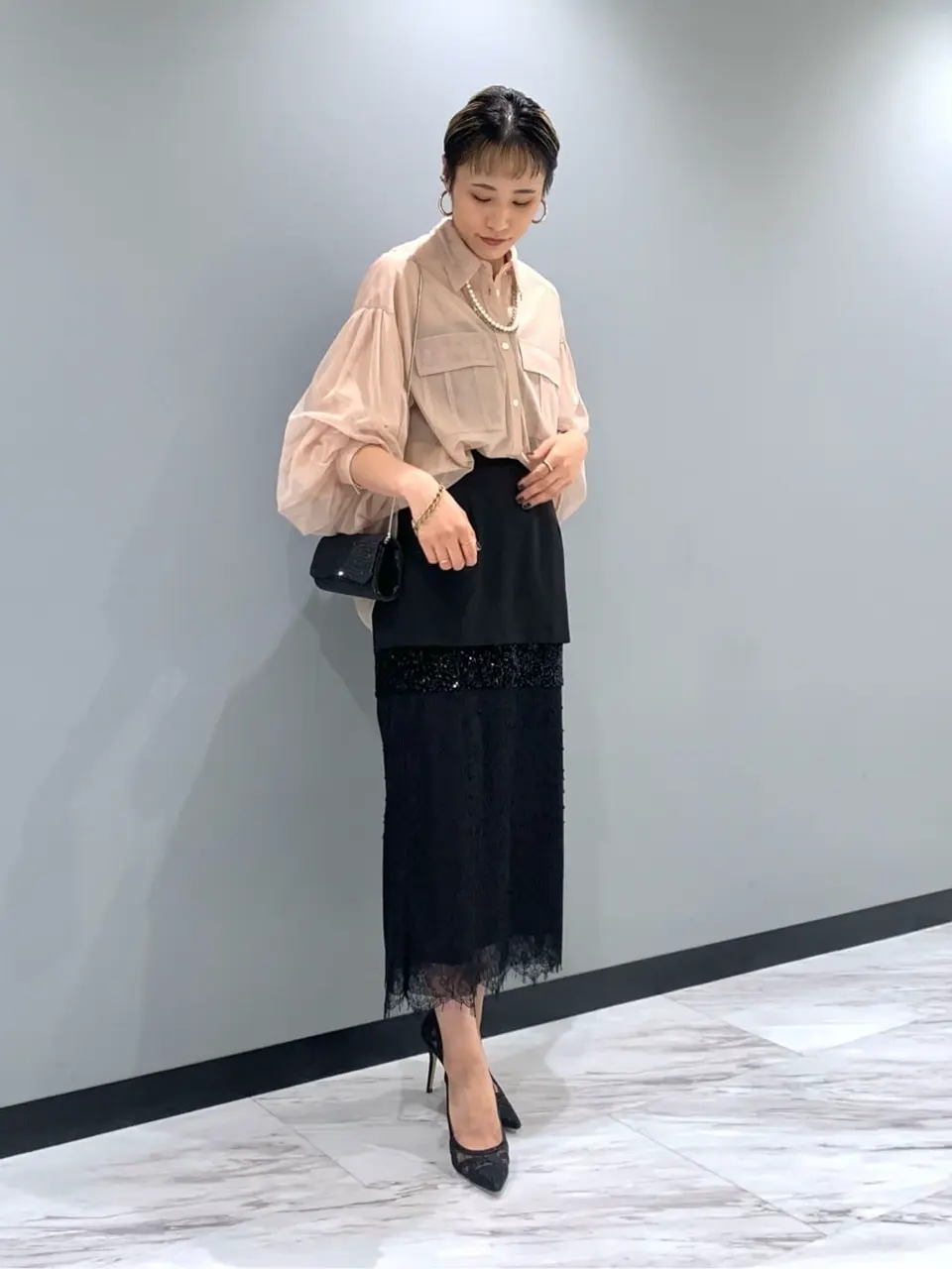 GRACE CONTINENTAL haruka iwasaki コーディネート画像