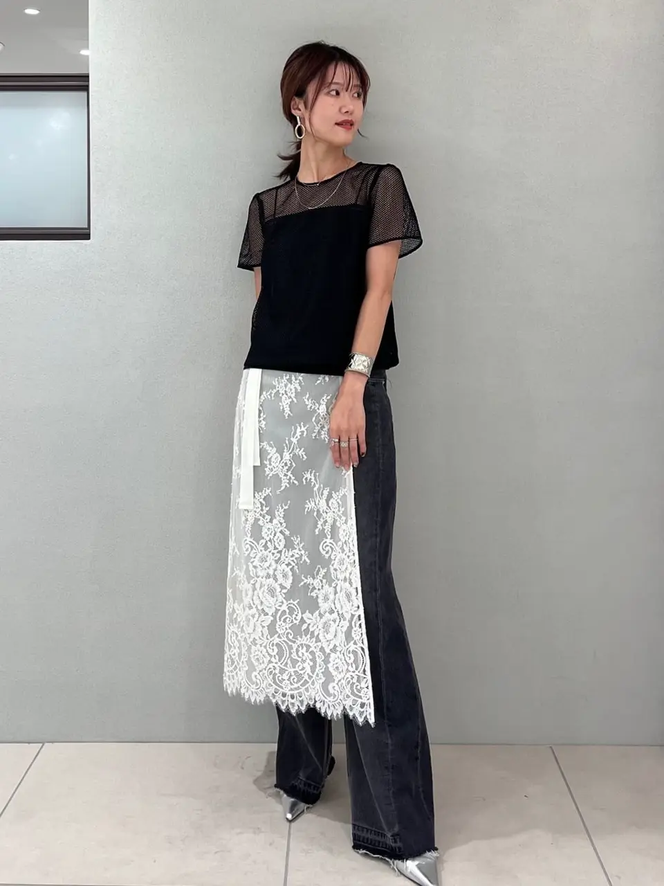 GRACE CONTINENTAL A.Kameyama コーディネート画像