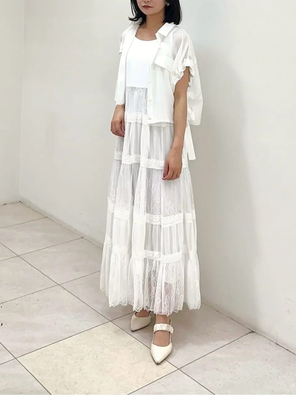 GRACE CONTINENTAL MORITA AI コーディネート画像