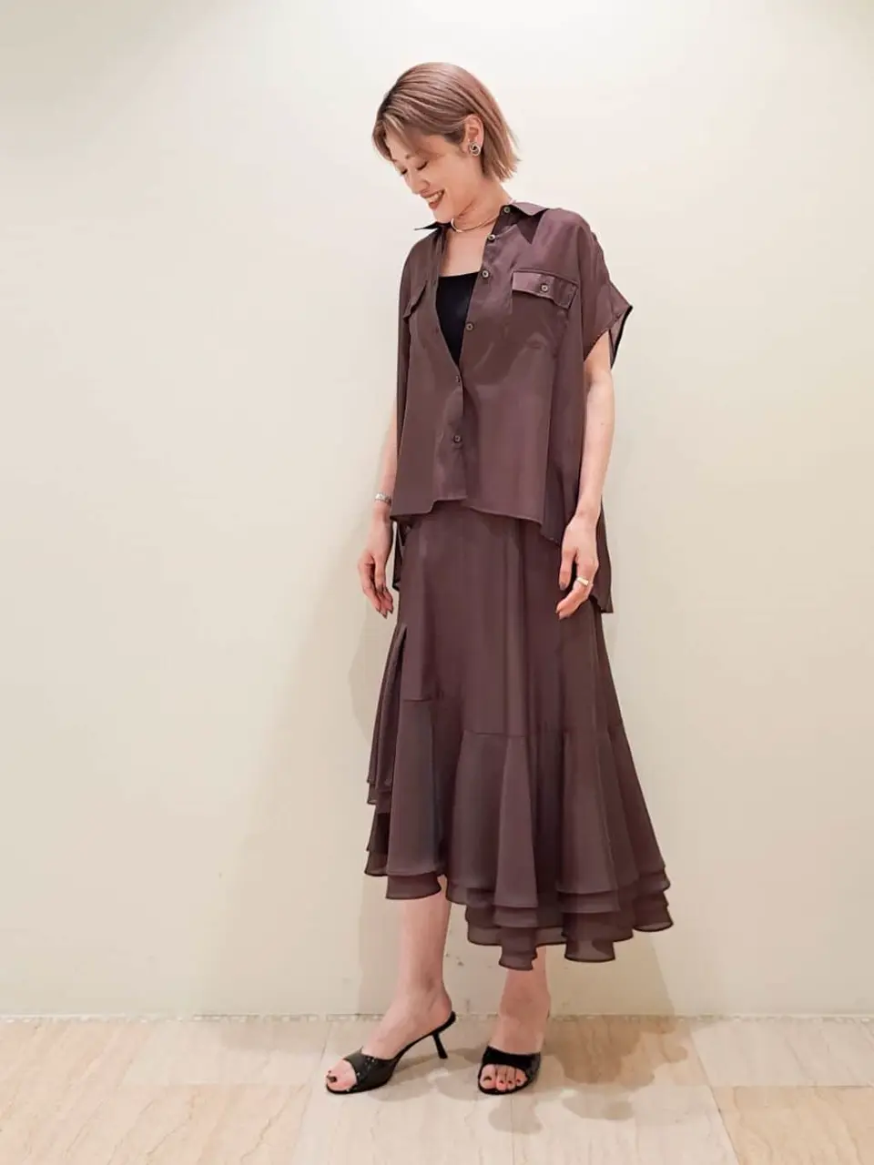 GRACE CONTINENTAL 今野　志保 コーディネート画像