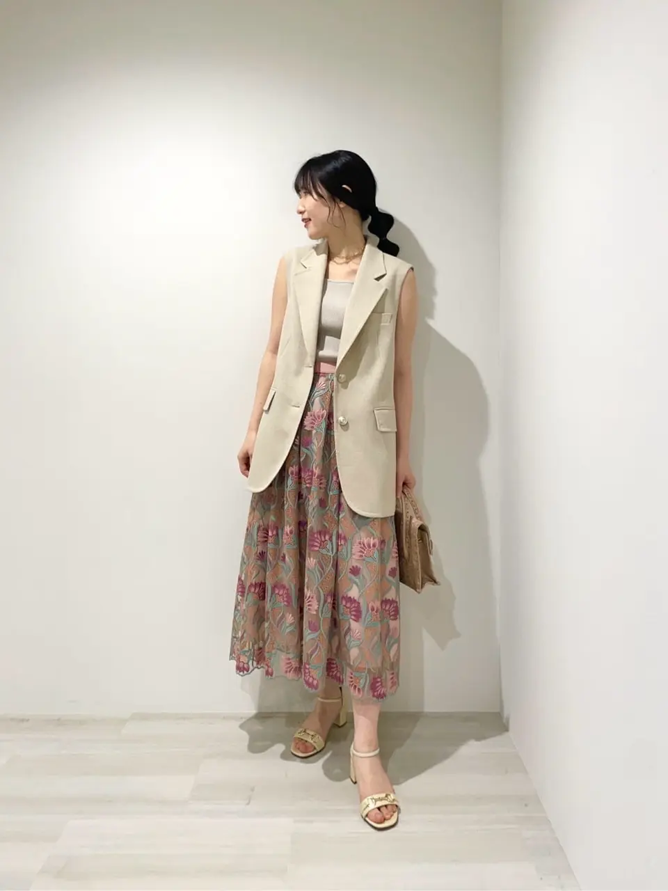 フラワー刺繍チュールスカート / GRACE CONTINENTAL | GRACE