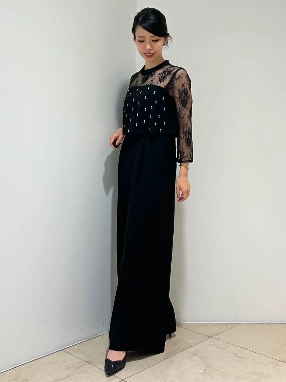 刺繍ワイドサロペット / GRACE CONTINENTAL | GRACE CONTINENTAL