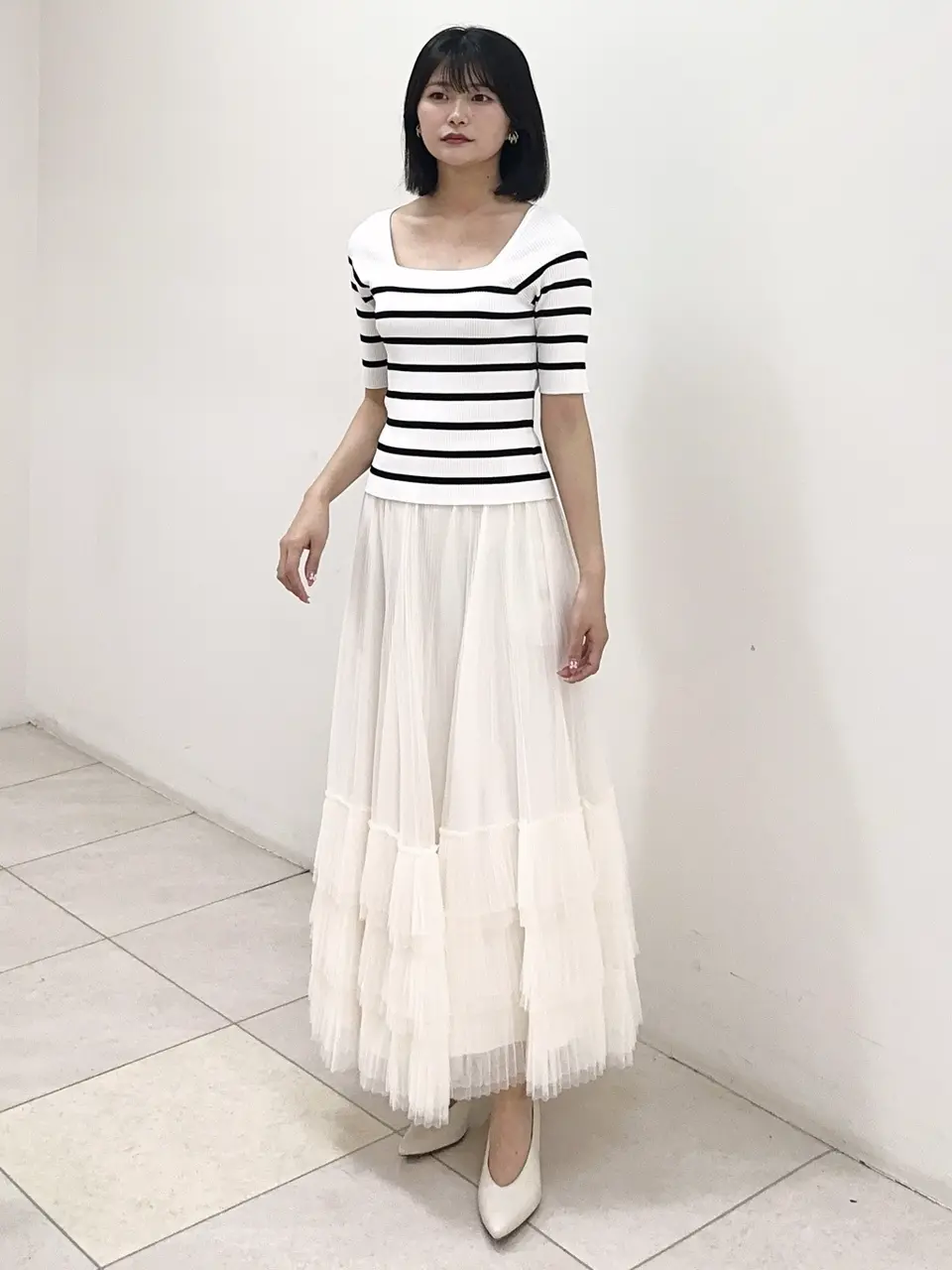 GRACE CONTINENTAL MORITA AI コーディネート画像